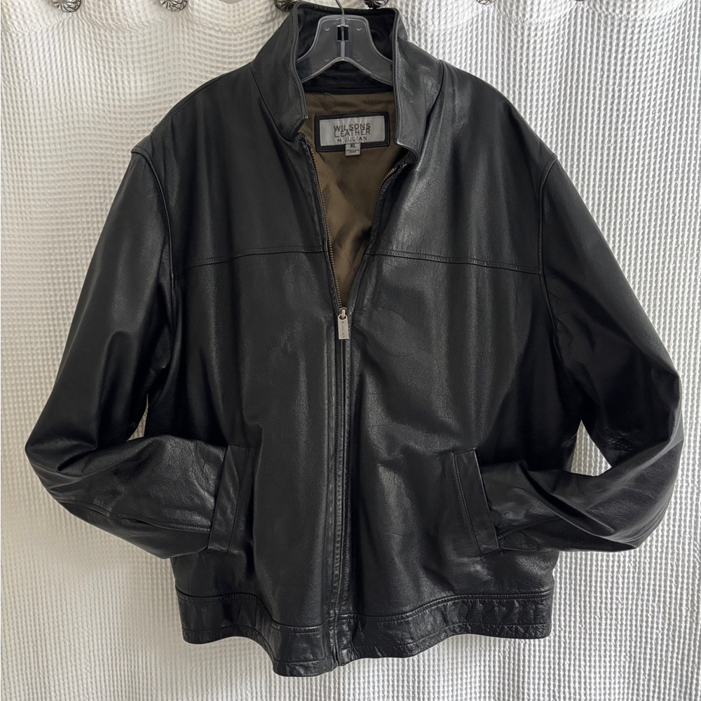Wilsons Leather Black Jacket